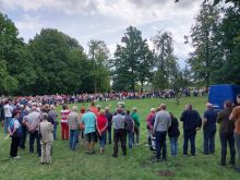Falknervorfuehrung Heidefest 2024